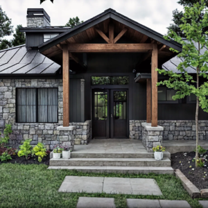 The Timber Ridge | 3-Bed Craftsman Ranch Home Plan with Home Office